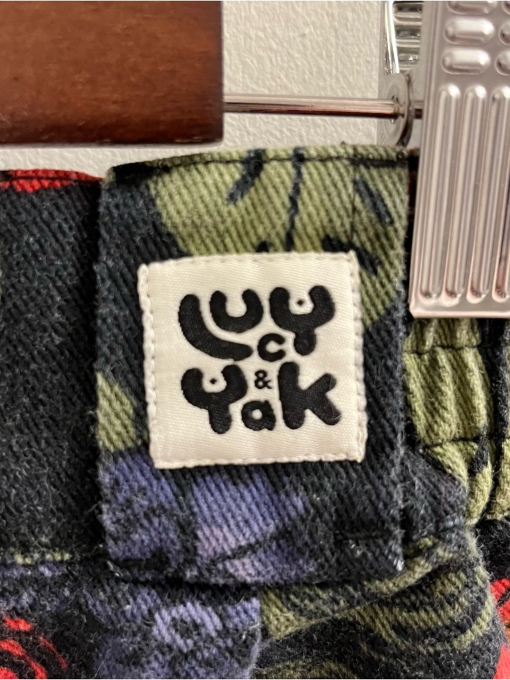 Lucy & Yak Delores Wide Leg Pants in Maria Print Size 10 - Picture 6 of 7